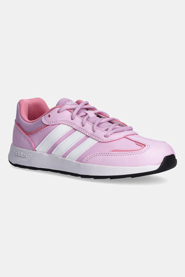 Dětské sneakers boty adidas TENSAUR SWITCH imitace kůže růžová JI1055