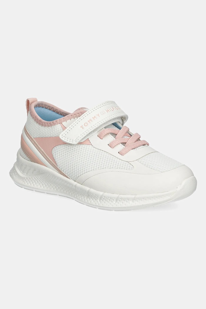 Tommy Hilfiger sneakersy dziecięce imitacja skóry licowej beżowy T1A9.33755.30.34