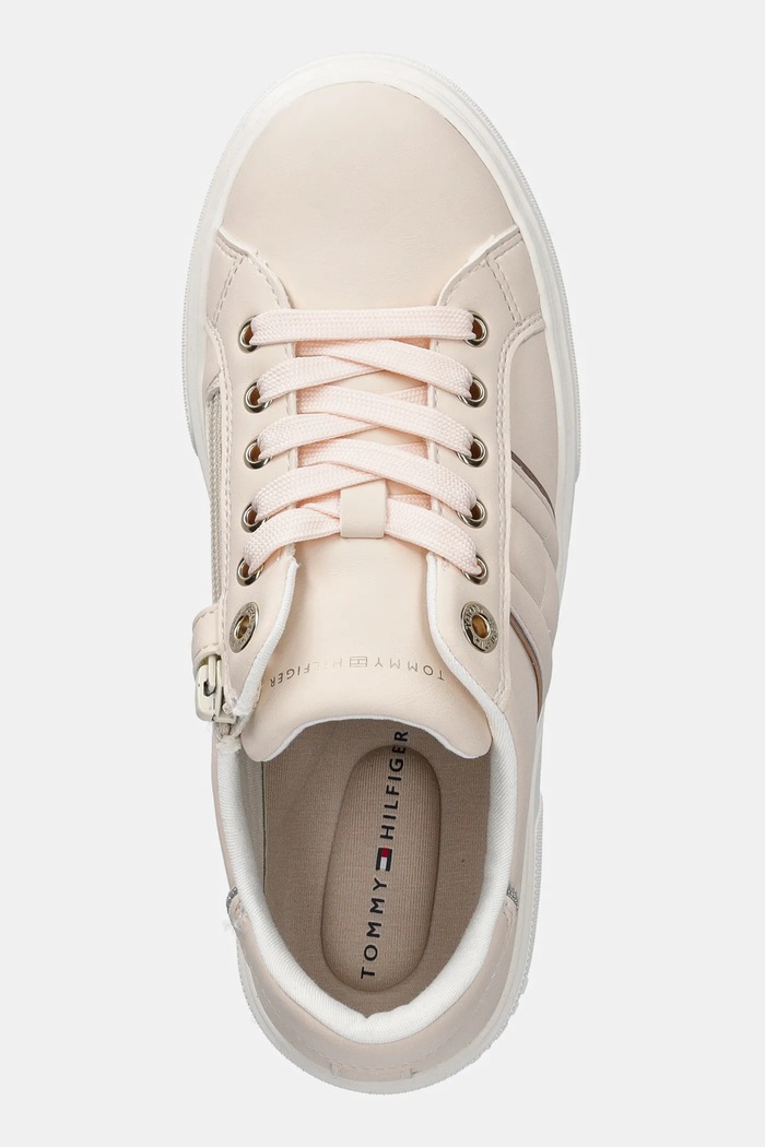 Детски маратонки Tommy Hilfiger бежов T3A9.33745