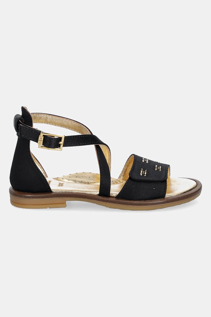 Παιδικά σανδάλια Elisabetta Franchi F1A2.E0275 μαύρο SS25