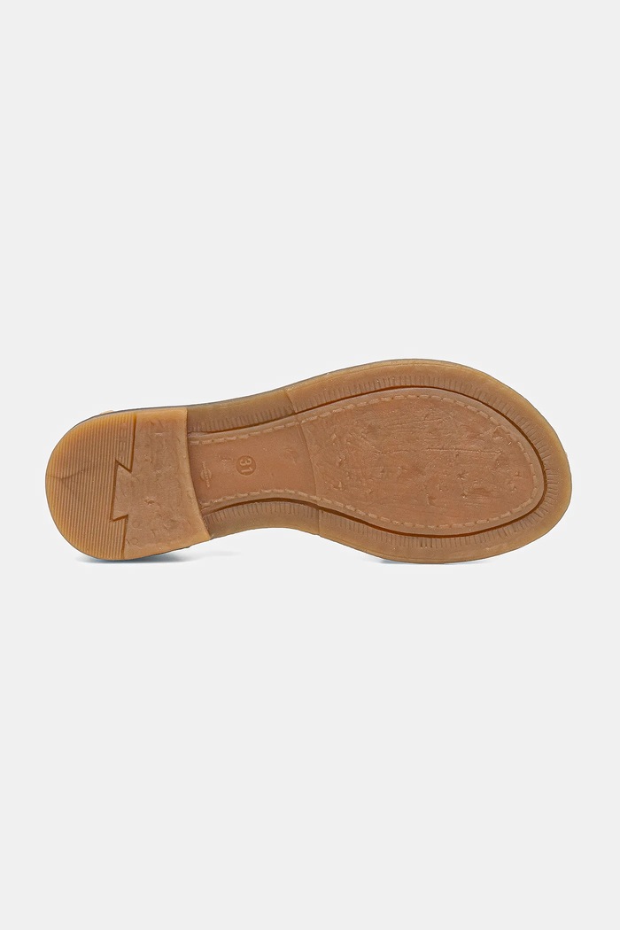 Dětské kožené sandály Elisabetta Franchi F4A2.E0289 bílá