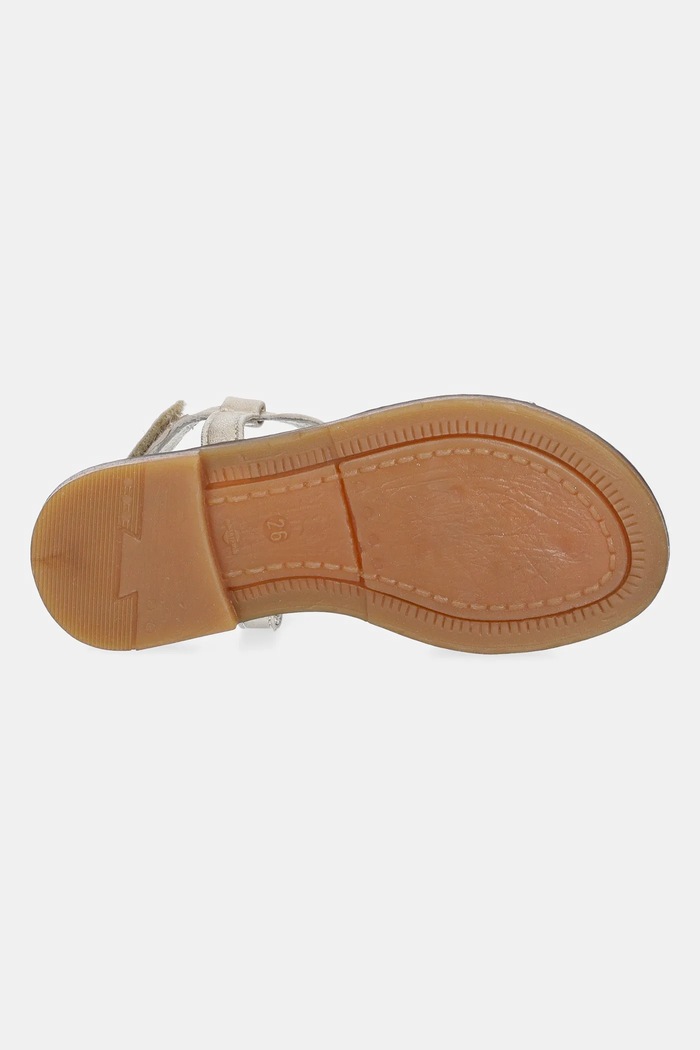 Dětské kožené sandály Tommy Hilfiger T1A2.33940.24.29 zlatá