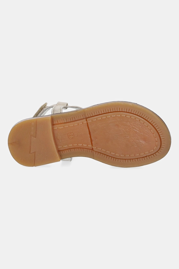 Dětské kožené sandály Tommy Hilfiger T1A2.33940.24.29 zlatá