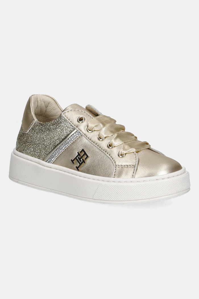 Tommy Hilfiger sneakersy dziecięce tekstylny złoty T1A9.33932