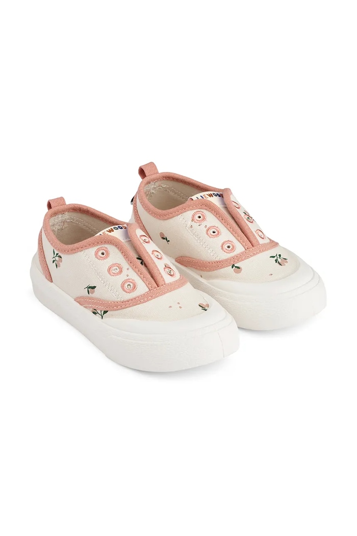 Детски ниски кецове Liewood Danilo Sneakers без закопчаване бежов LW19656