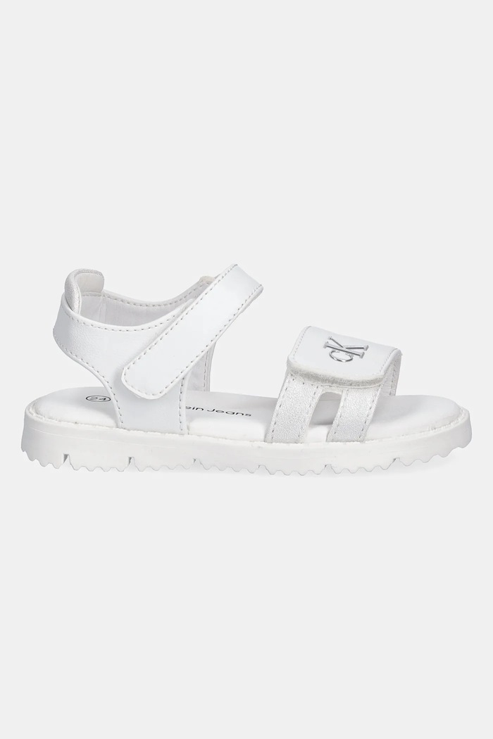 Calvin Klein Jeans Otroški sandali Calvin Klein Jeans V1A2.82039.20.29 bela SS25