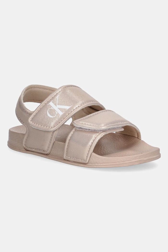 Calvin Klein Jeans sandale copii bej V1A2.82062.27.34