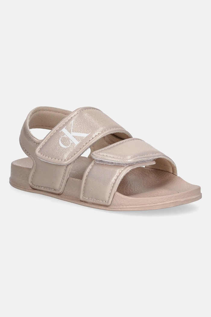 Calvin Klein Jeans sandale copii bej V1A2.82062.27.34