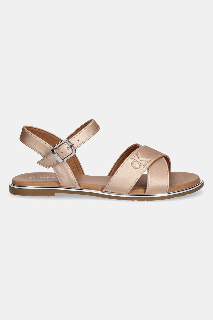 Calvin Klein Jeans Dětské sandály Calvin Klein Jeans V3A2.82042.35.39 béžová SS25