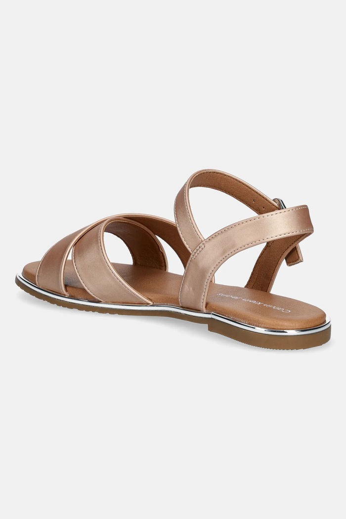 DÍVKA Calvin Klein Jeans Dětské sandály Calvin Klein Jeans V3A2.82042.35.39 béžová