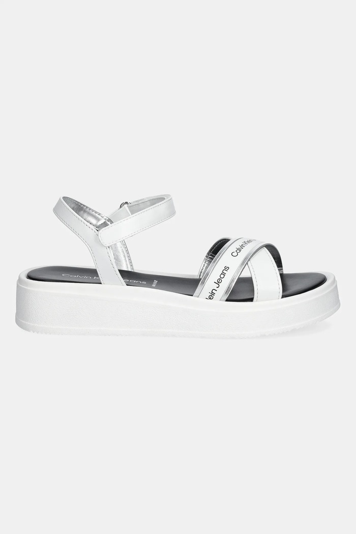 Παιδικά σανδάλια Calvin Klein Jeans V4A2.82054.35.39 λευκό SS25