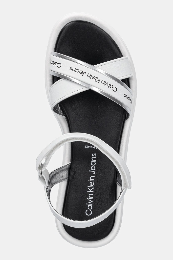 Παιδικά σανδάλια Calvin Klein Jeans λευκό V4A2.82054.35.39