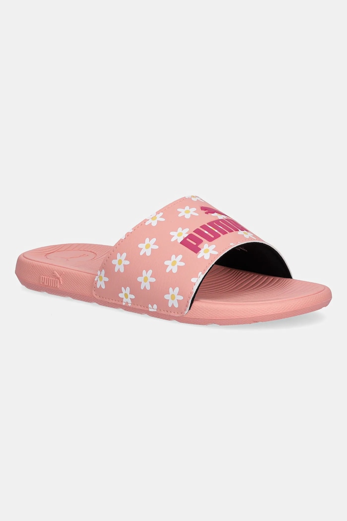 Puma Șlapi copii Cool Cat 2.0 Daisies portocaliu 400905