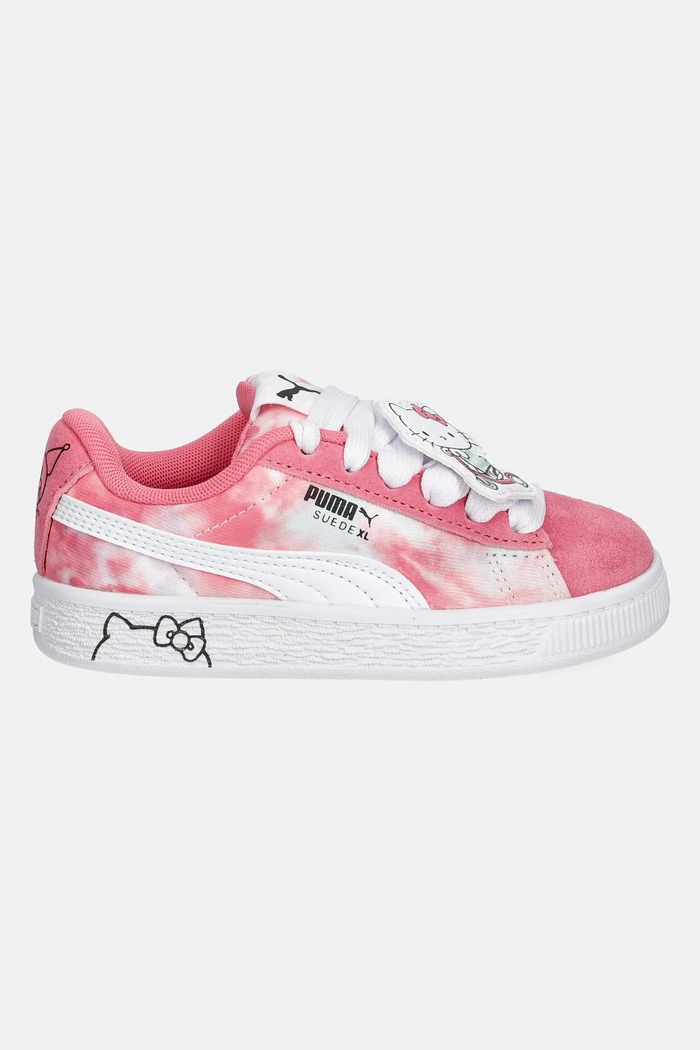 Puma sneakersy dziecięce Suede XL HK&FR 401417 różowy SS25