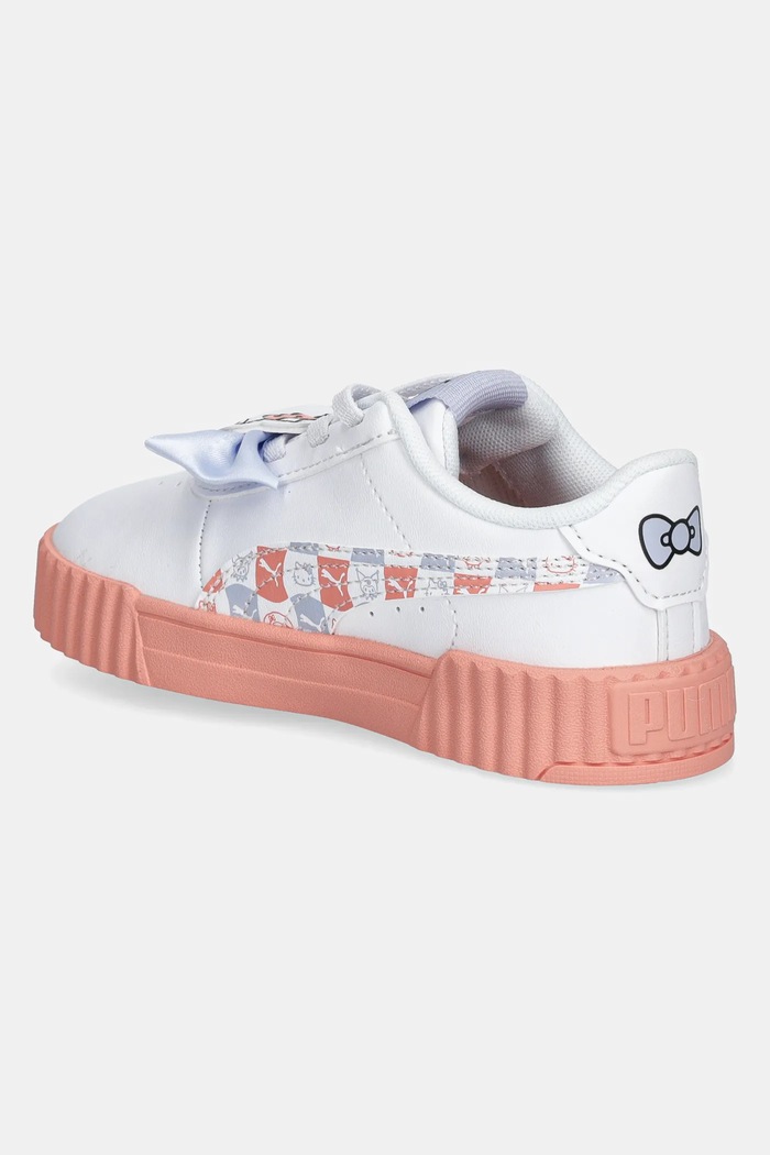 Djevojčice Dječje tenisice Puma Carina 3.0 HK&FR AC 401420 bijela