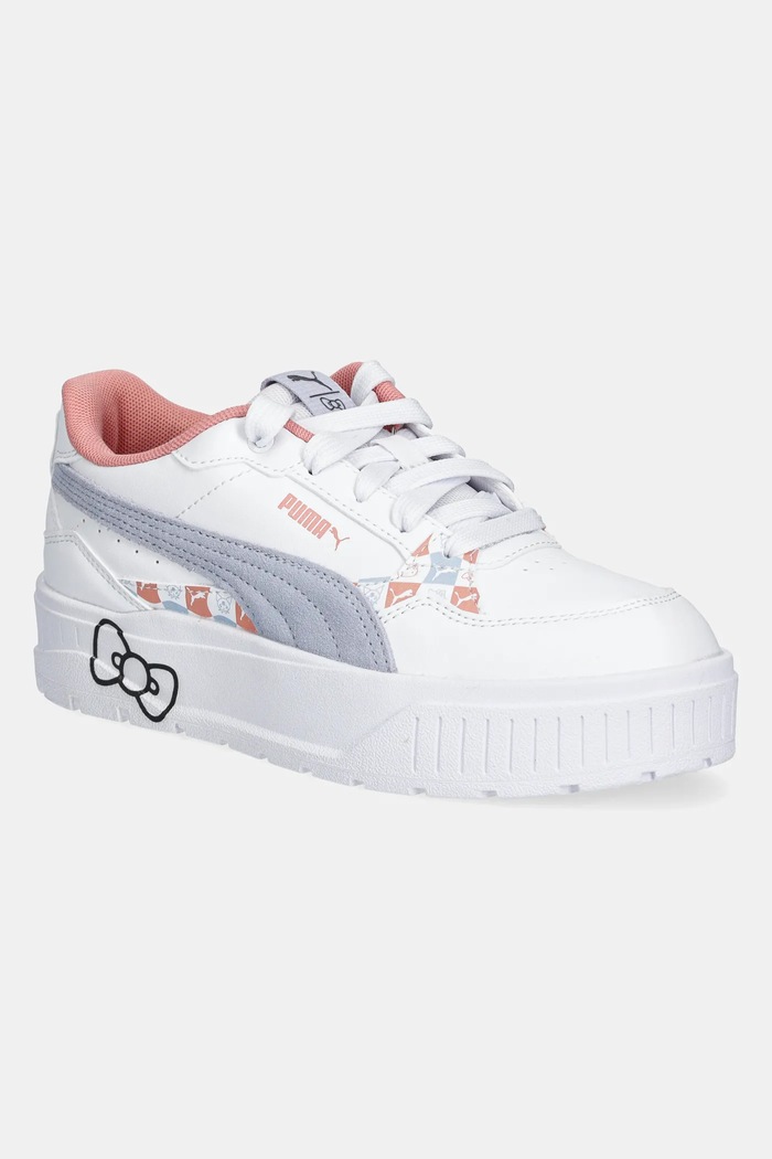 Dětské sneakers boty Puma Karmen II IDOL HK&FR imitace kůže bílá 402013