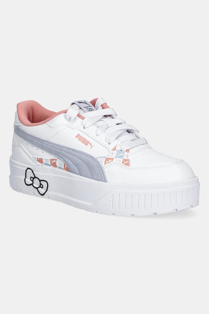 Dětské sneakers boty Puma Karmen II IDOL HK&FR imitace kůže bílá 402013