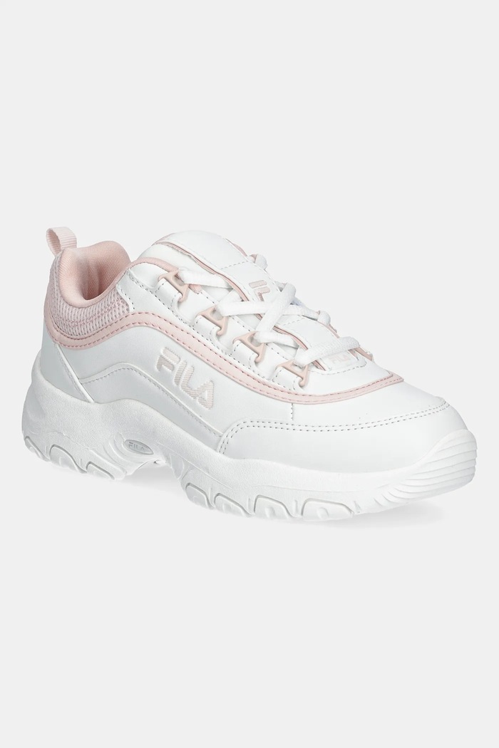 Fila scarpe da ginnastica per bambini STRADA LOGO finta pelle fiore bianco FFK0247
