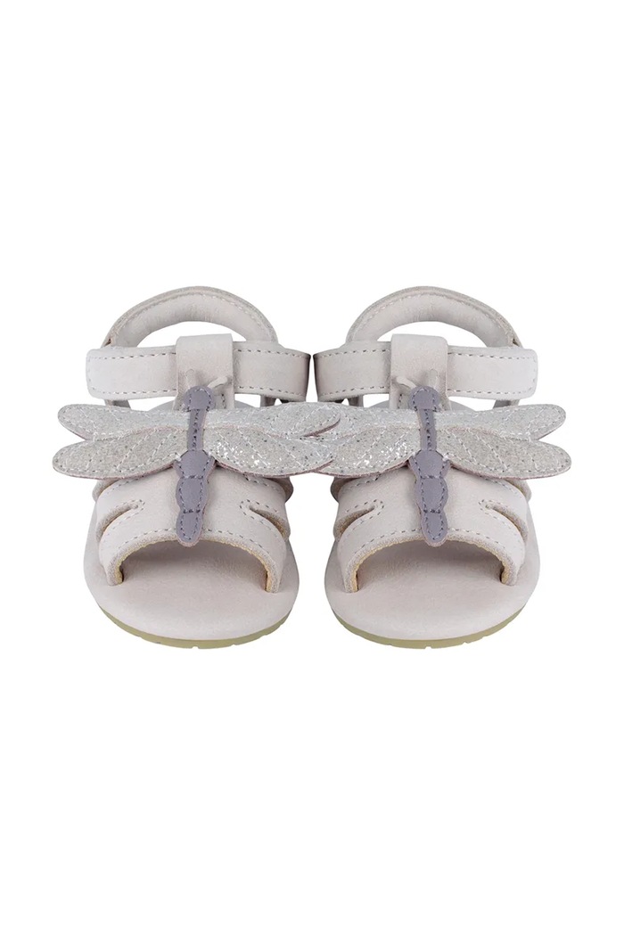 Dziewczynka Donsje Sandały skórzane niemowlęce Tuti Sky Sandals Libelle 1008012 beżowy