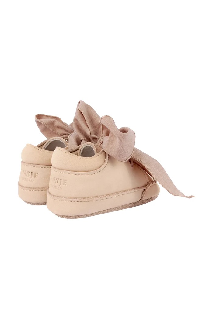 Dziewczynka Donsje buty skórzane niemowlęce Lonny Sneakers 1034700 różowy