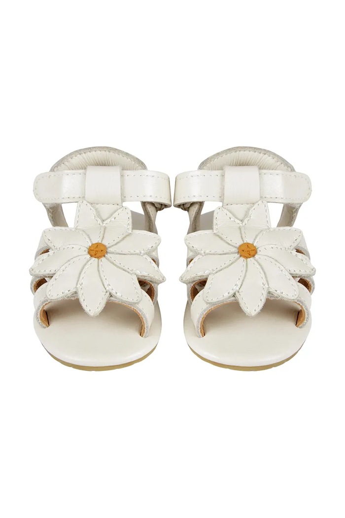 Dievča Detské kožené sandálky Donsje Tuti Fields Sandals Daisy 1036502 biela