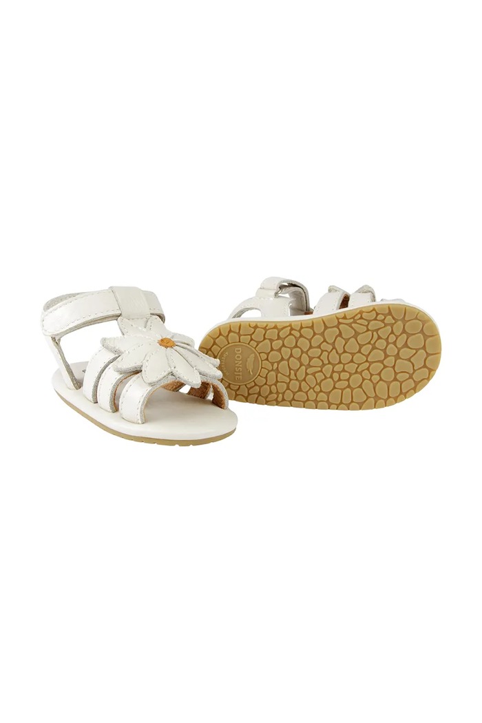 Detské kožené sandálky Donsje Tuti Fields Sandals Daisy 1036502 biela
