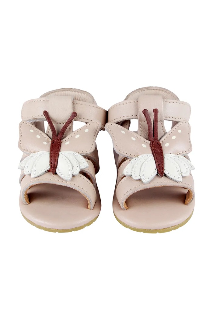 Detské kožené sandálky Donsje Tuti Sky Sandals Butterfly 1036601 ružová AA00