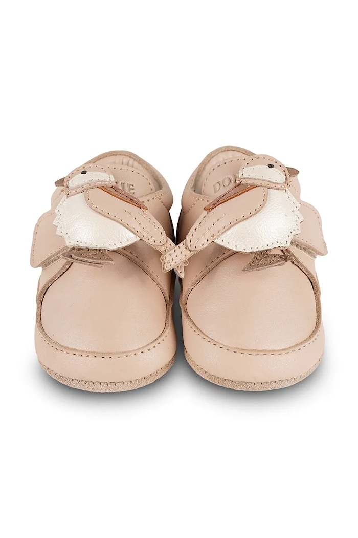 Dziewczynka Donsje buty skórzane niemowlęce Niek Sneakers Pink Chickadee 1037007 różowy
