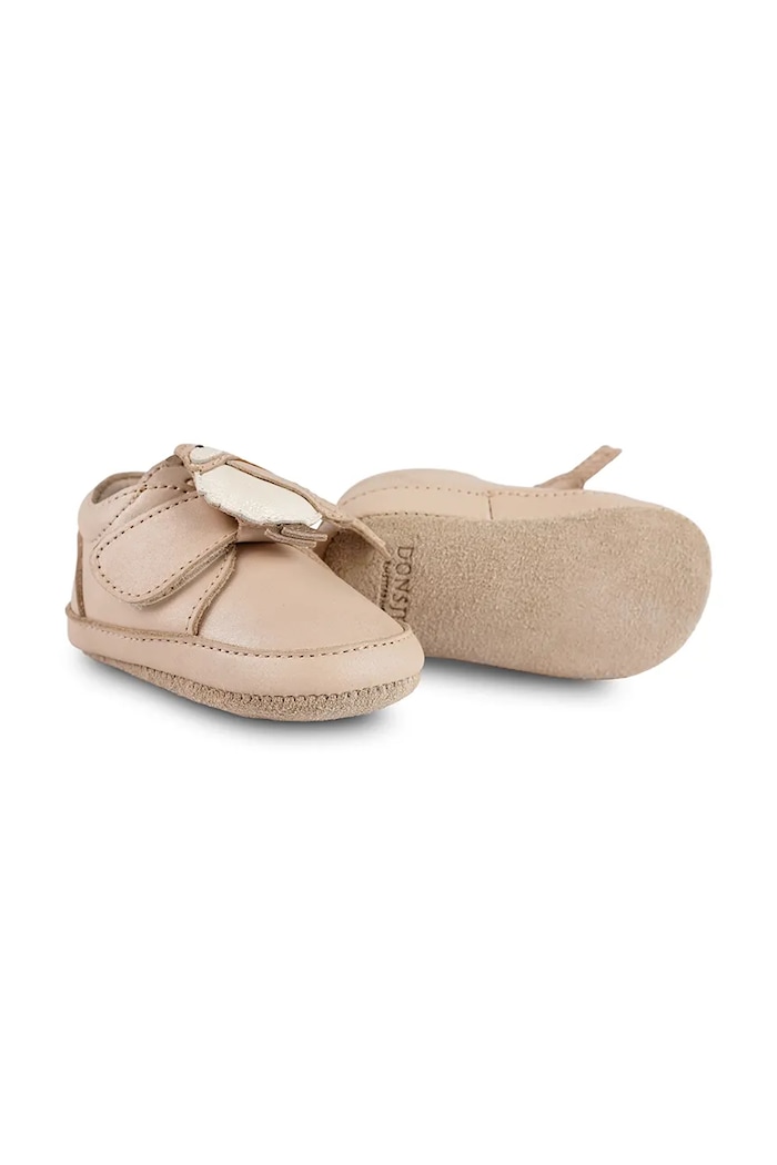 Donsje buty skórzane niemowlęce Niek Sneakers Pink Chickadee 1037007 różowy