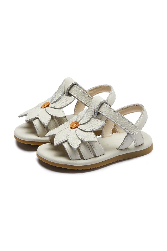 Бебешки кожени сандали Donsje Jiles Fields Sandals Daisy За бебета бял 1501701