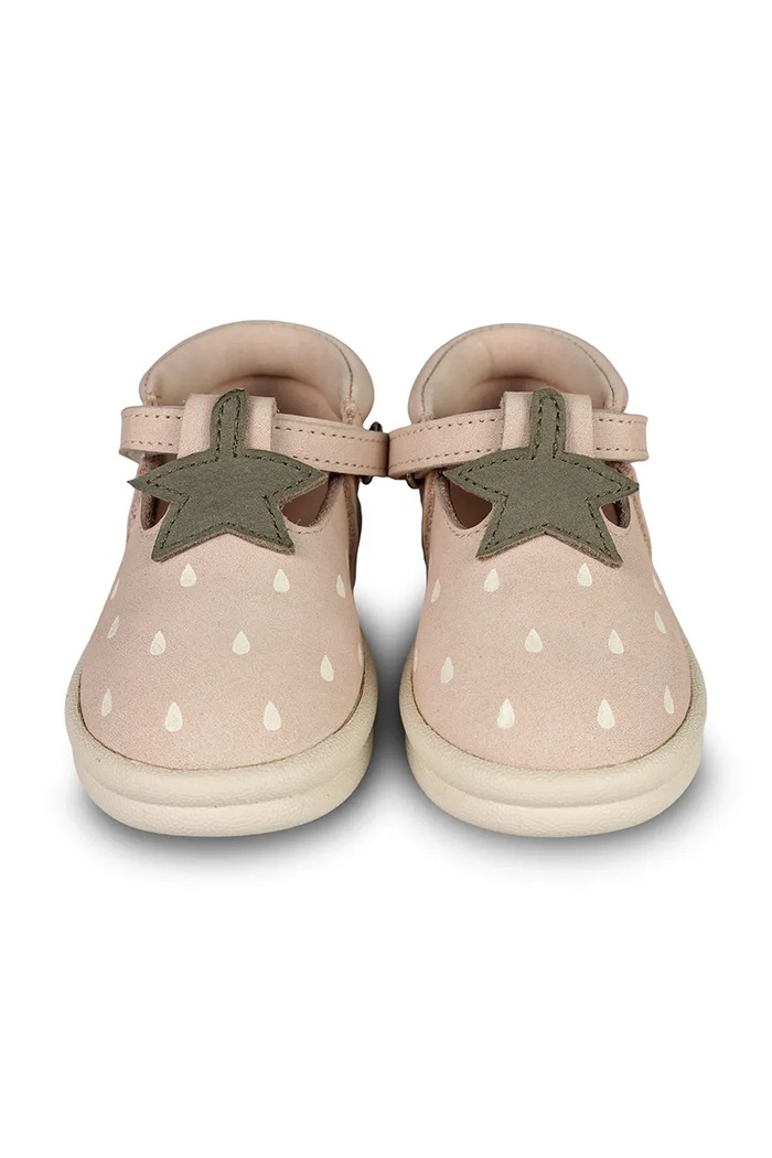 Dětské nubukové polobotky Donsje Joeka Shoes Strawberry 1501905 růžová SS25