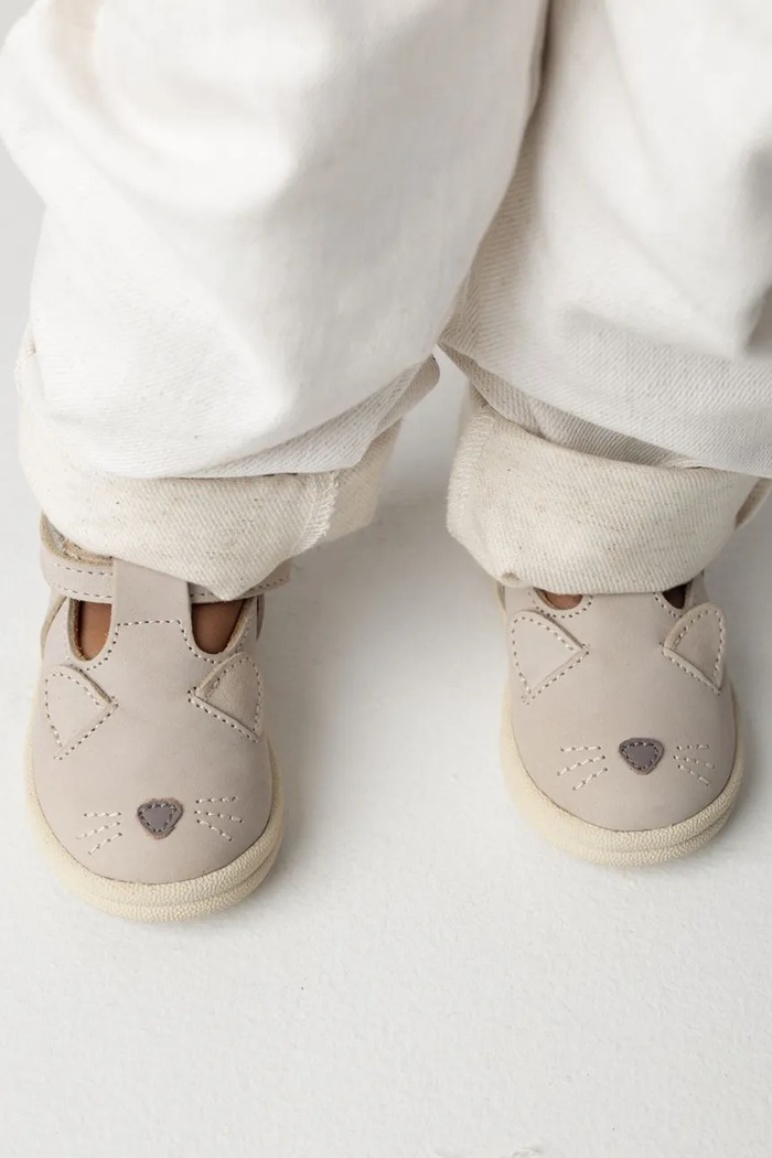 Otroški čevlji iz nubuka Donsje Zazo Classic Shoes Cat roza 1503503
