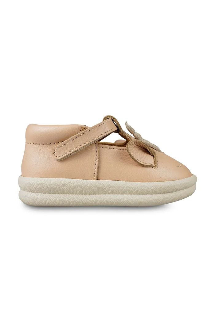 Dětské kožené polobotky Donsje Zazo Special Shoes Unicorn 1503703 béžová