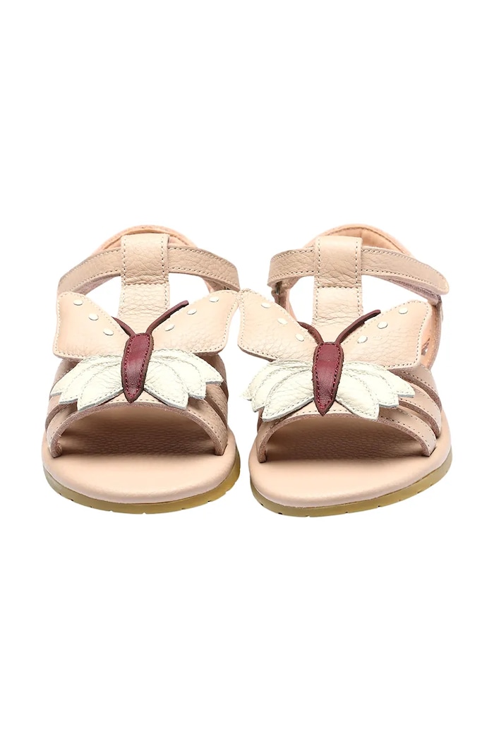 Detské kožené sandále Donsje Iles Sky Sandals Butterfly 2025201.22.28 béžová AA00