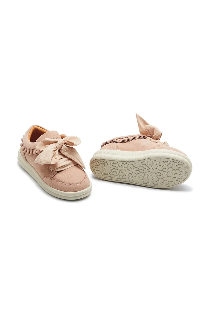 Детски велурени маратонки Donsje Lexley Sneakers розов 2029000.22.28