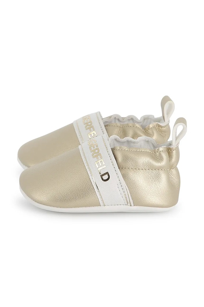 Dětské boty Karl Lagerfeld Z30579 zlatá SS25