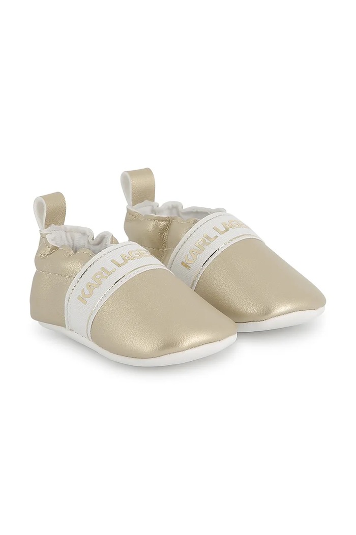 Dětské boty Karl Lagerfeld Z30579 zlatá