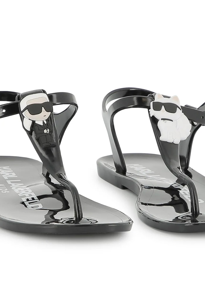 Детски сандали Karl Lagerfeld Z30370.27.35 черен