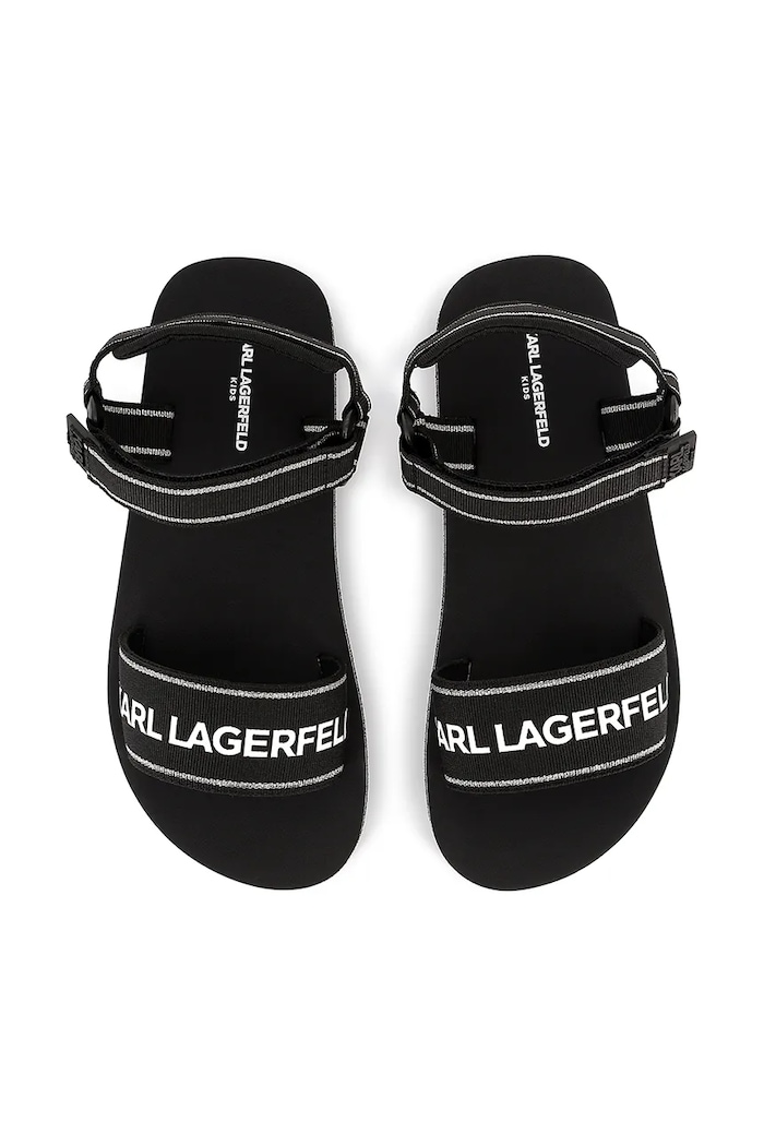 Dětské sandály Karl Lagerfeld černá Z30374.30.35