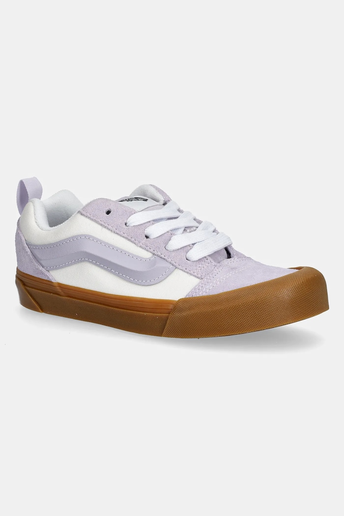 Детски ниски кецове Vans Knu Skool велур виолетов VN000D2TCPT1