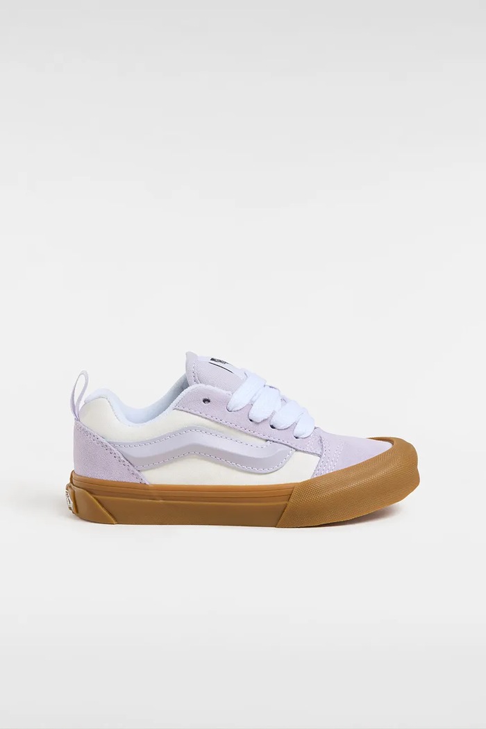 Vans adidasi de piele intoarsa pentru copii Knu Skool mic de statură violet VN000CYUCPT1