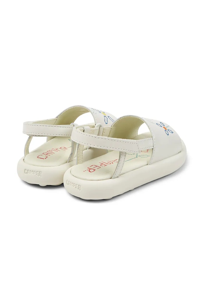 Camper sandały skórzane dziecięce Pelotas Flota Sandal TWS Kids biały K800631.35.38