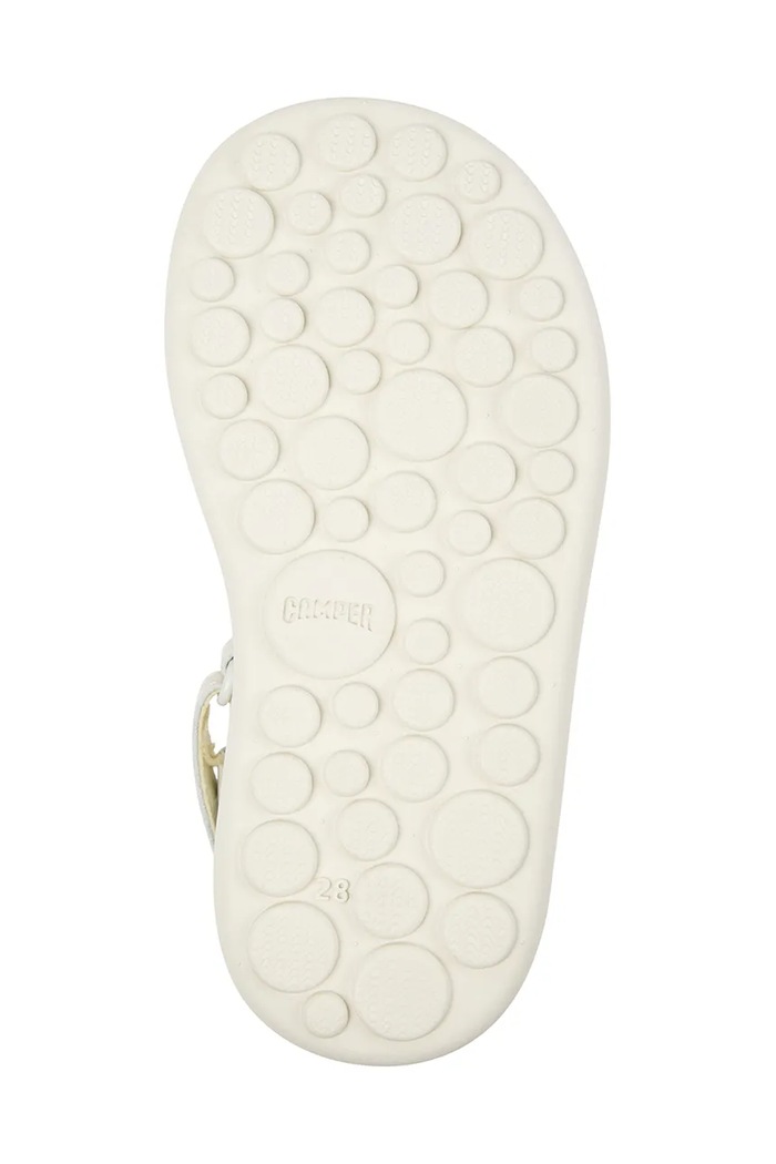 Camper sandały skórzane dziecięce Pelotas Flota Sandal TWS Kids K800631.35.38 biały