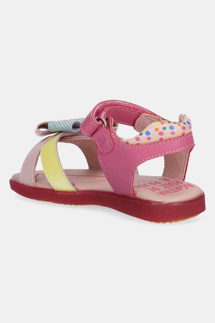 Dziewczynka Agatha Ruiz de la Prada sandały skórzane dziecięce 252962.24.27 różowy