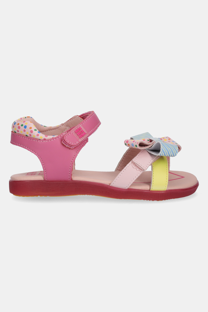 Agatha Ruiz de la Prada sandały skórzane dziecięce 252962.28.34 różowy SS25