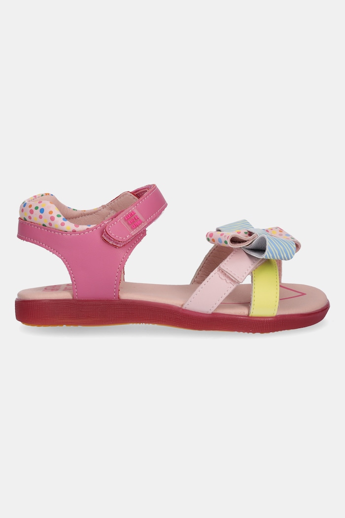 Agatha Ruiz de la Prada sandały skórzane dziecięce 252962.28.34 różowy SS25