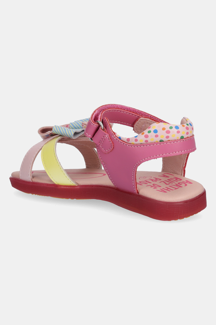 Dziewczynka Agatha Ruiz de la Prada sandały skórzane dziecięce 252962.28.34 różowy