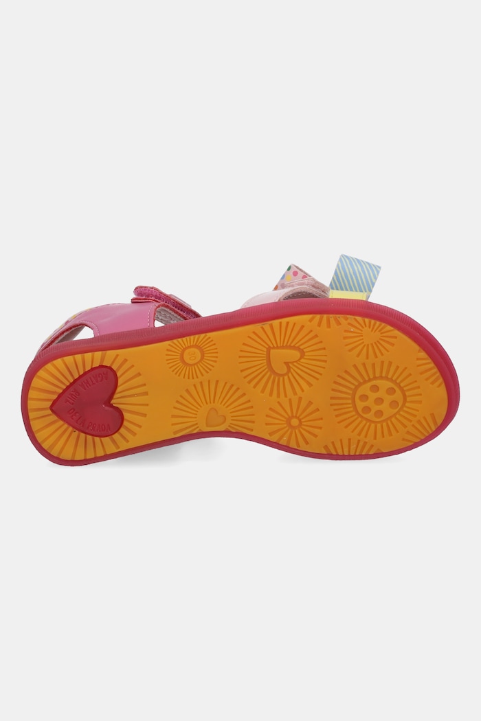 Agatha Ruiz de la Prada sandały skórzane dziecięce 252962.28.34 różowy