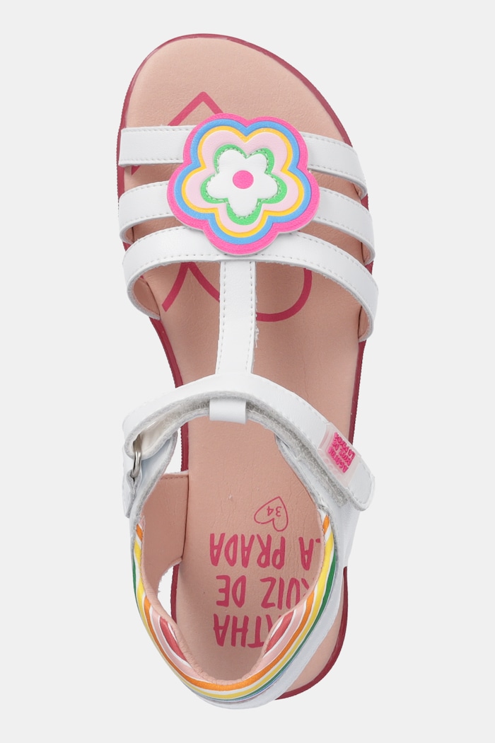 Detské kožené sandále Agatha Ruiz de la Prada biela 252963.28.34