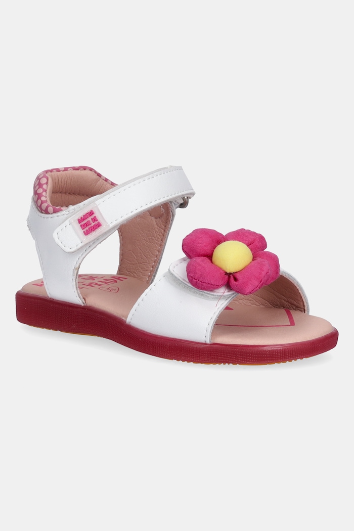 Agatha Ruiz de la Prada Sandale din piele pentru copii alb 252964.24.27